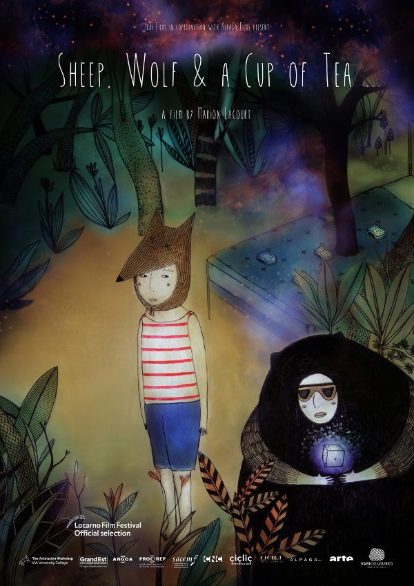 Sheep Wolf and A Cup of Tea animation film poster