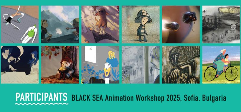 Black Sea Animation Workshop participants projects collage