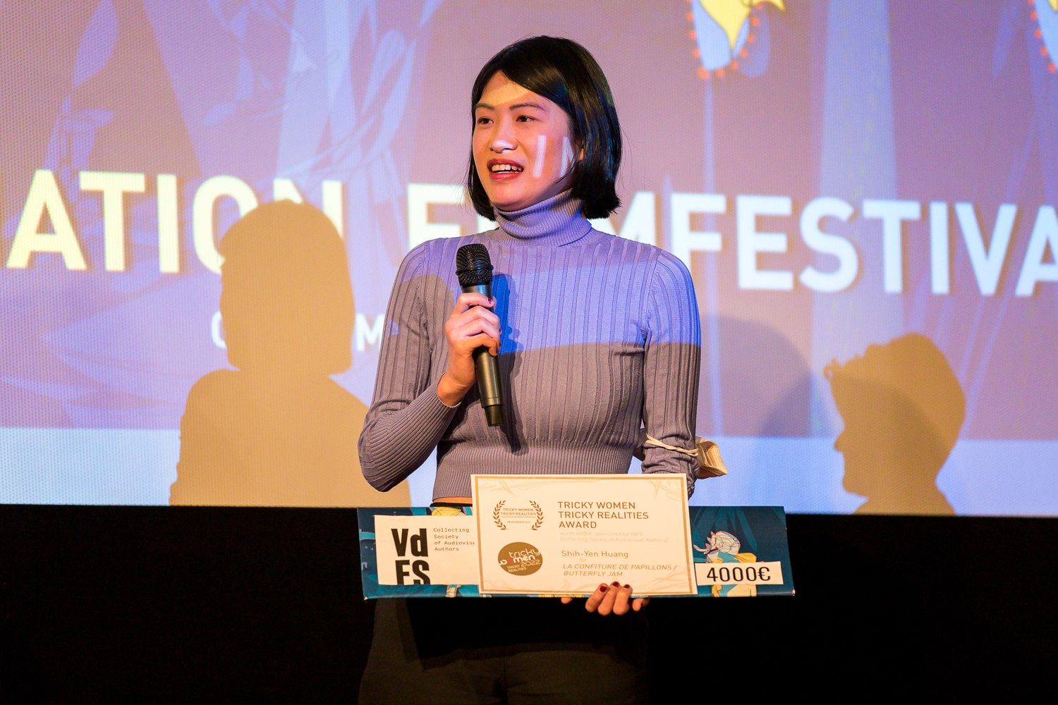 Shih Yen Huang at Tricky Women 2022. Photo: Carolina Frank