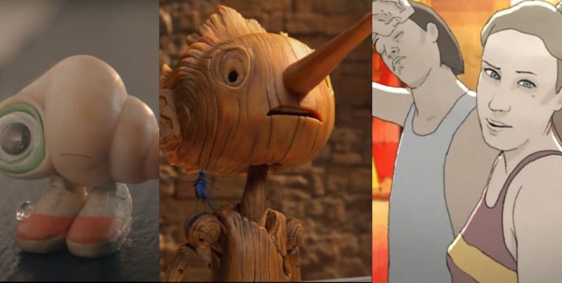 Oscar 2023 animation nominations collage