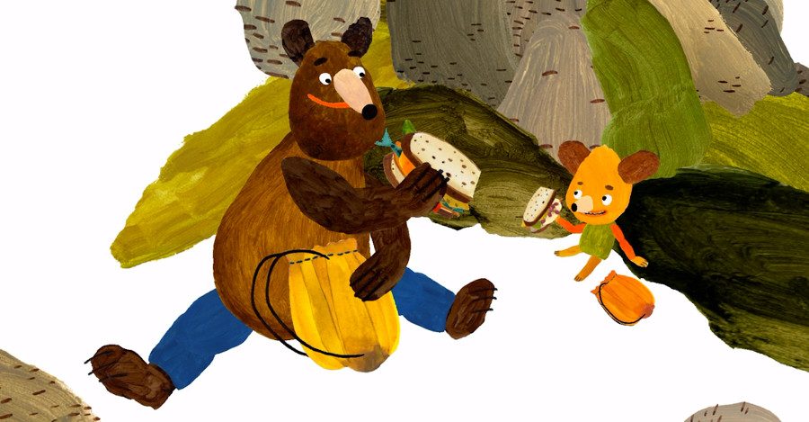 Hungry Bear Tales by Alexandra Májová and Kateřina Karhánková animation film still