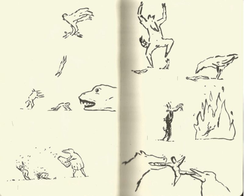 Horsetail sketches Mateusz Jarmulski