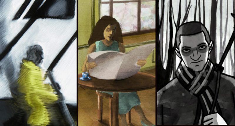 Contemporary Swiss Animation film collage
