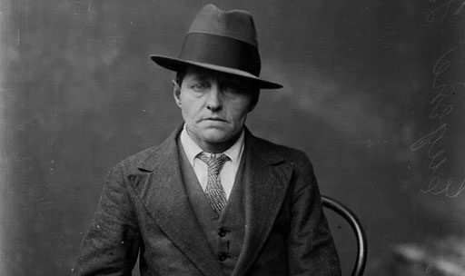 Falleni in 1920. Photograph was taken by the New South Wales Police Department, likely on the day of arrest.