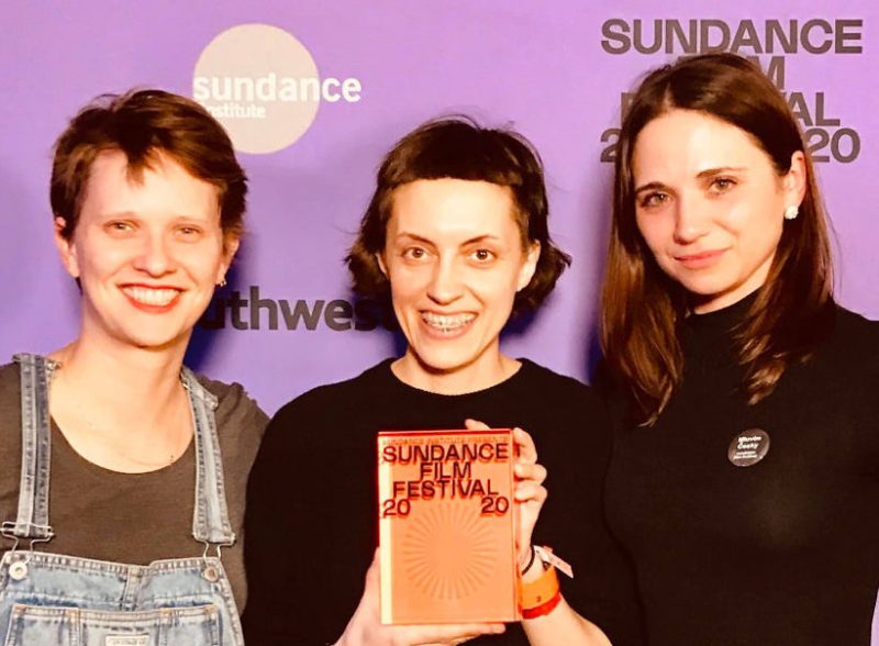Photo: Luce Grosjean (MIYU Distribution), Daria Kashcheeva, Zuzana Rohacova (Daughter producer)