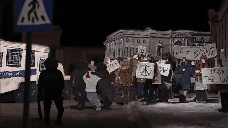 Winter in March by Natalia Mirzoyan animated film still