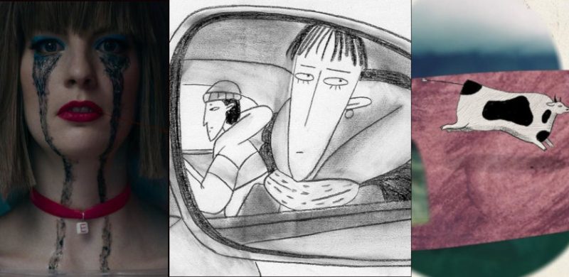 Czech animation films stills collage
