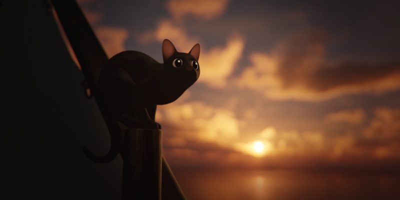 Flow by Gints Zilbalodis animation feature still
