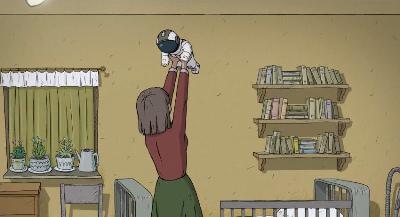 He Can't Live Without Cosmos by Konstantin Bronzit animation film still