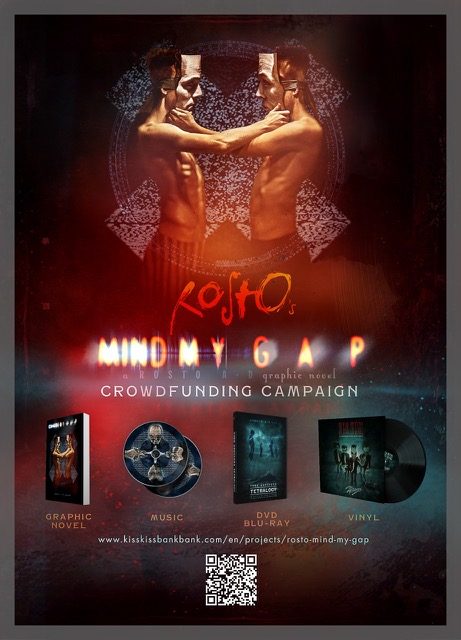 Rosto's Mind My Gap Crowdfunding Campaign visual