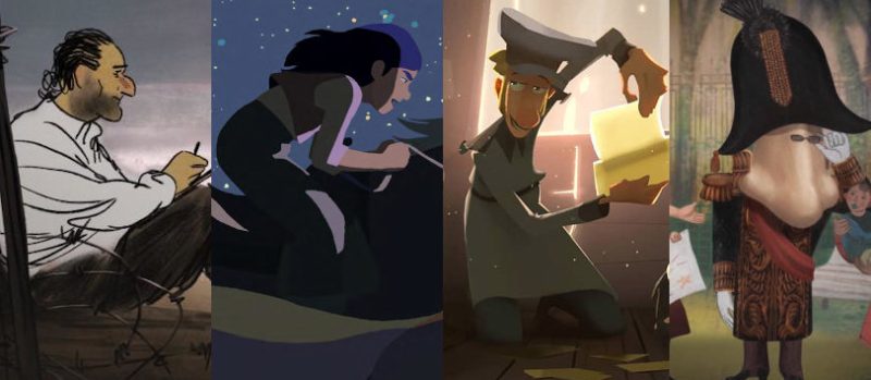 European Film Awards 2020 Animation Nominees collage