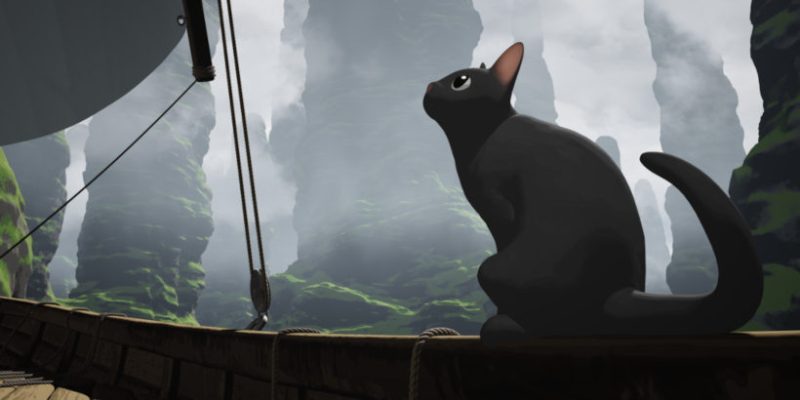 Flow by Gints Zilbalodis animation film still