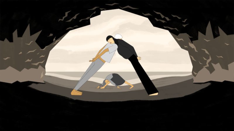 Waltz on the shore animation film still