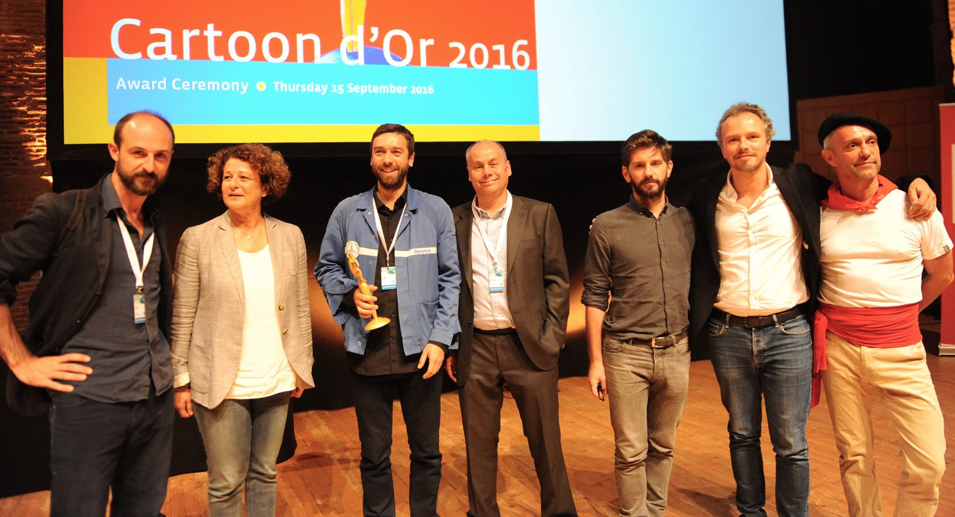 Cartoon d'Or 2016 award presentation