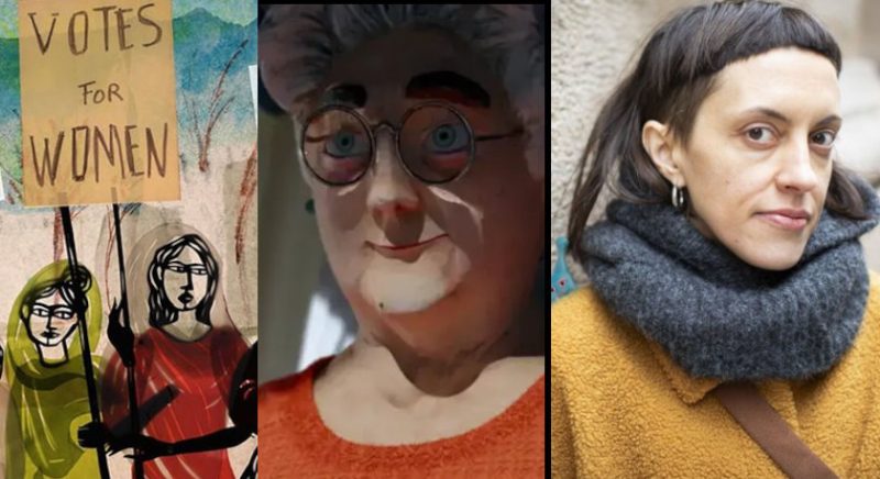 Animation stills collage for Animocje Festival