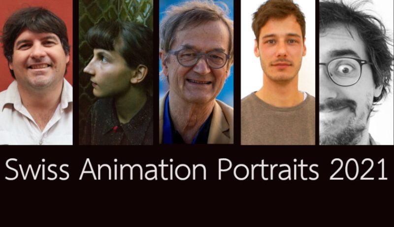 Swiss Animation Portraits 2021 collage poster