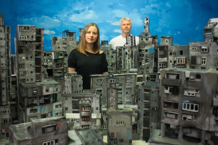  Ana Nedelković and Nikola Majdak Jr. set photo