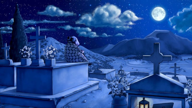 A Night at the Cemetery by Stelios Polychronakis animation film still