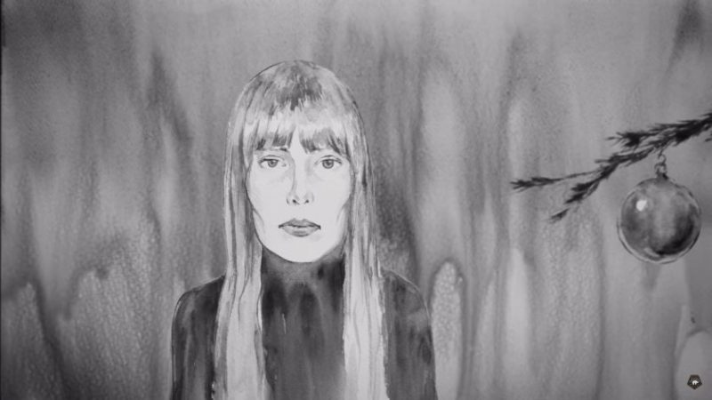 'River' by Joni Mitchell and Matvey Rezanov animation film still