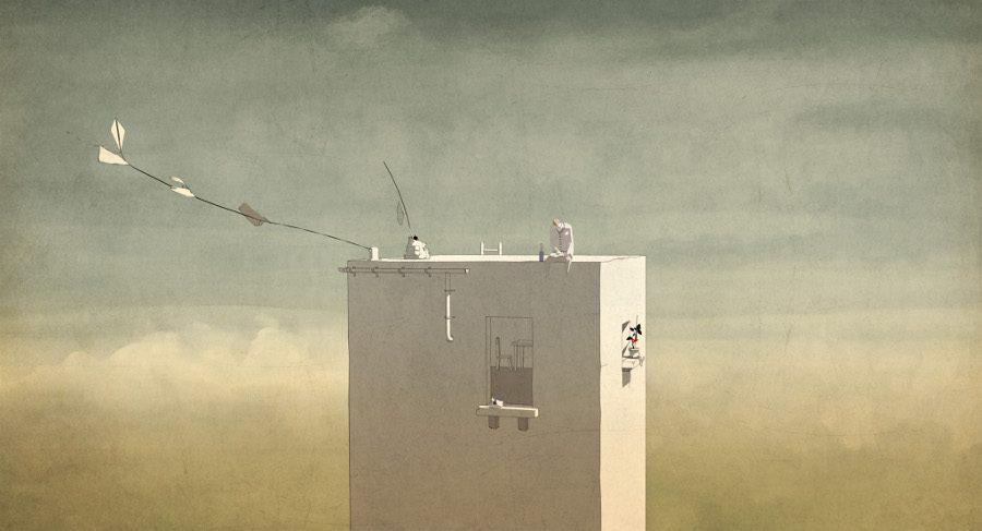 In the Distance by Florian Grolig animation film still
