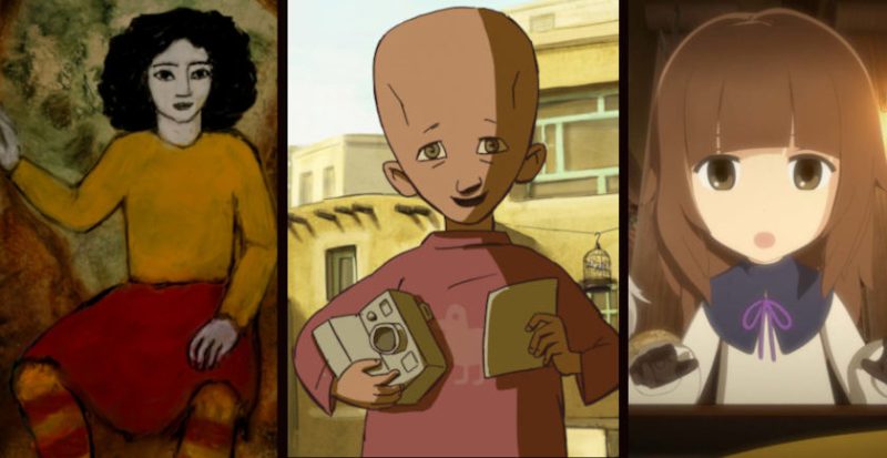 BIAF 2021: Collage of animation feature stills