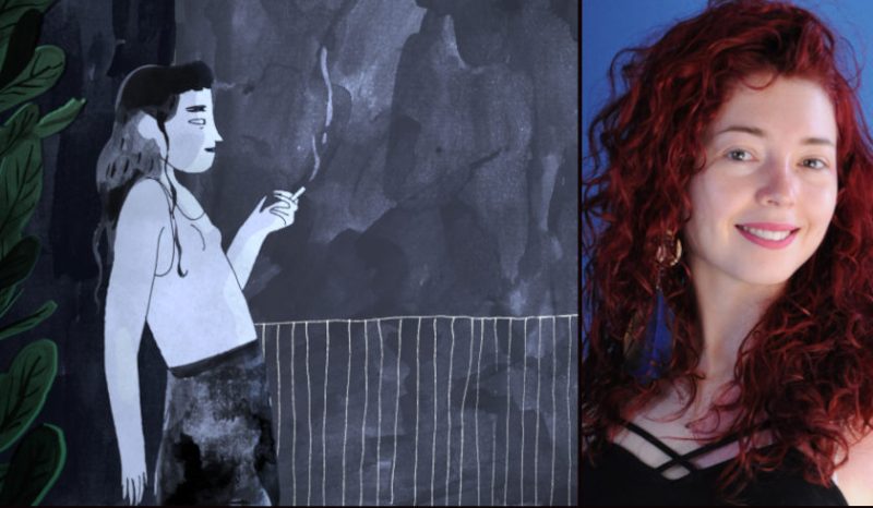Interview photo with Swiss Animation director Elodie Dermange