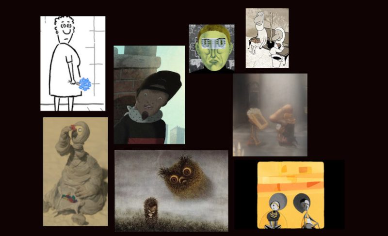 Russian animation films collage