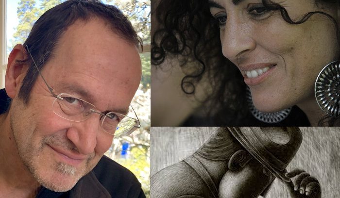 Portuguese animators Regina Pessoa and Abi Feijó collage photo