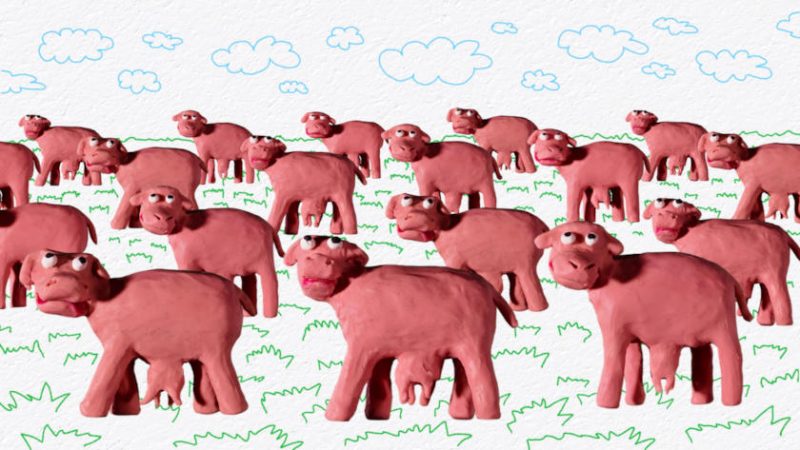 Cows by Alina Sivets at Fest Anca 2025: animation film still