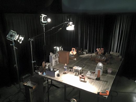 Ülo Pikkov, Empty Space animation film: making of photo