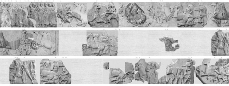 Phidias's animated frieze