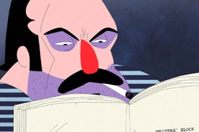 Writer's Block by Tom Gran and Martin Wooley animation film still