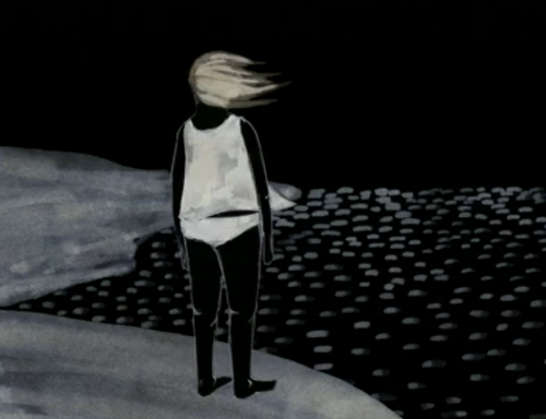 Frühzug (Morning Train) by Delia Hess animation film still