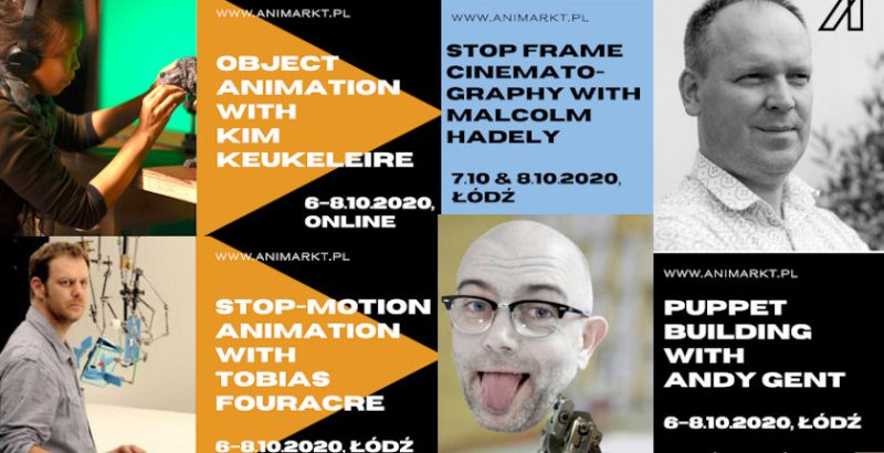ANIMARKT Stop Motion Forum 2020 masterclasses photo collage