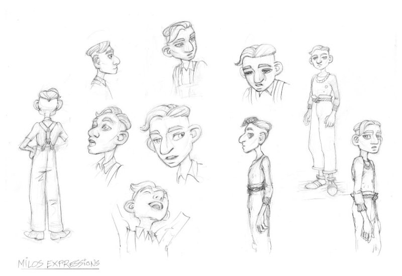 Shkid by Fernando Cortizo animation film concept art