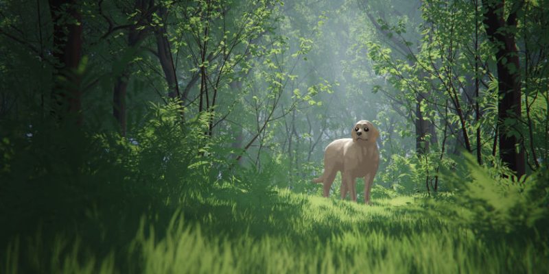Flow by Gints Zilbalodis animation film still