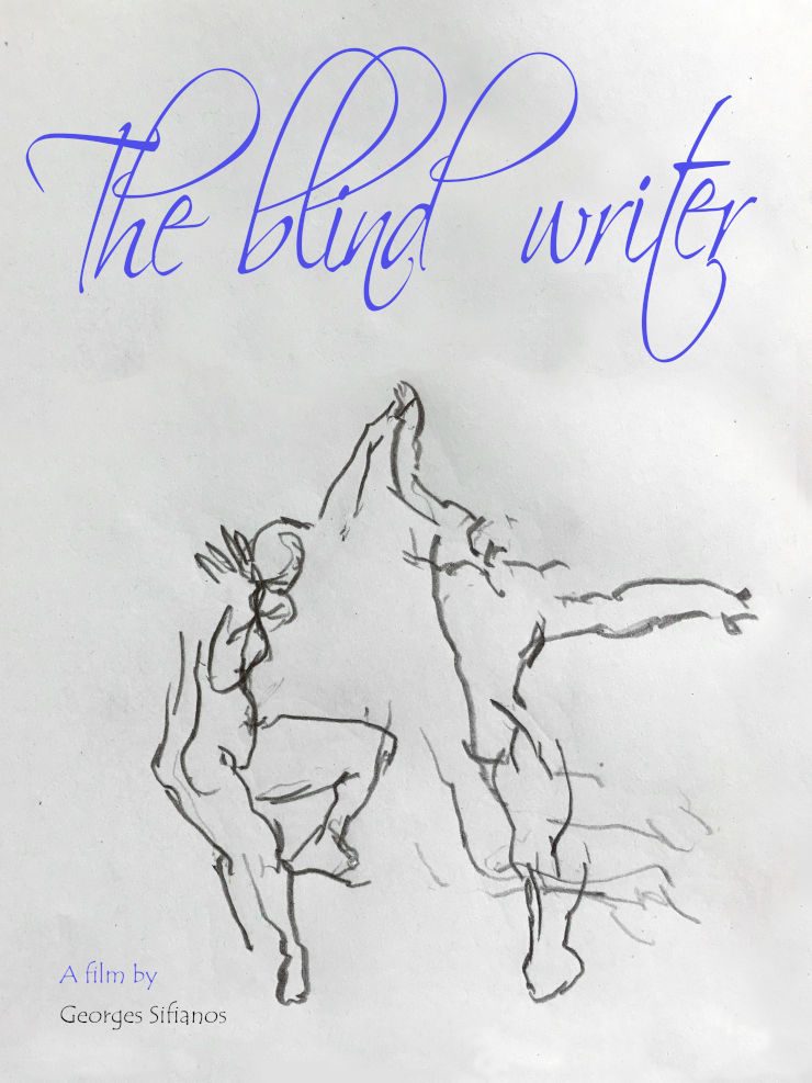 The Blind Writer by Georges Sifianos animation film poster