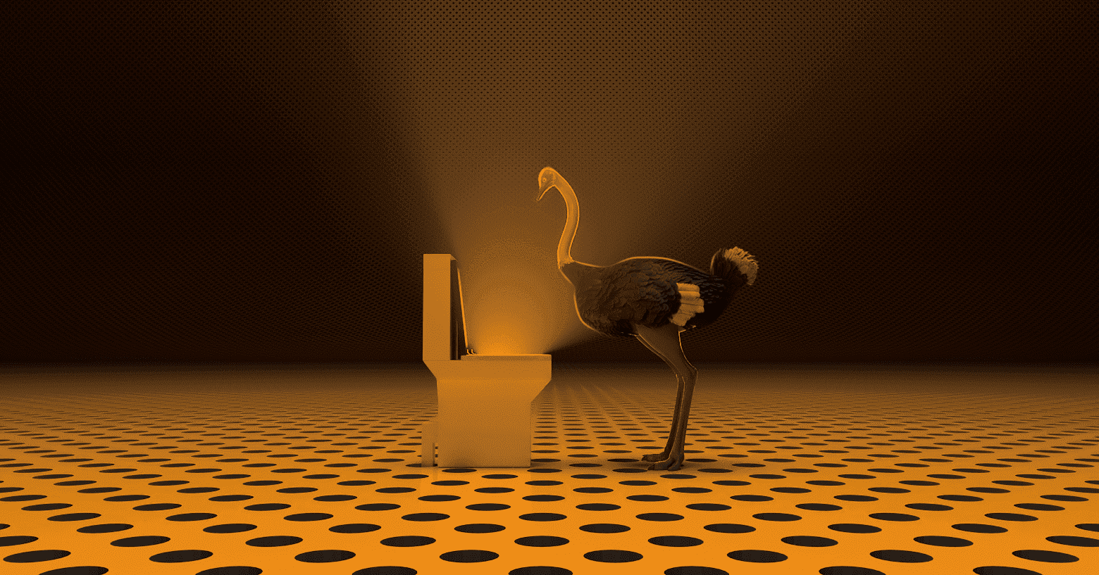 Ostrich Politic by Mohammad HouHou animation film still