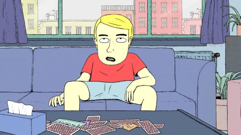 I'm Going Out for Cigarettes (Je sors acheter des cigarettes) by Osman Cerfon animation film still