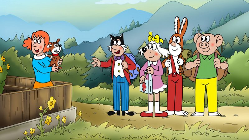 Great Adventures of the Lucky Four animation film still