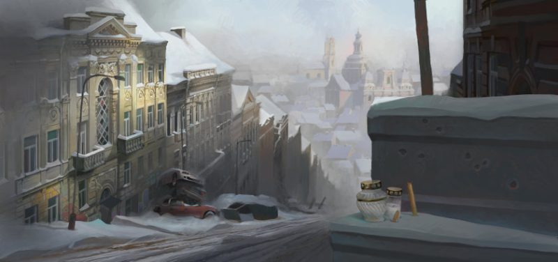 Snow Shelter by Robertas Nevecka animation film still