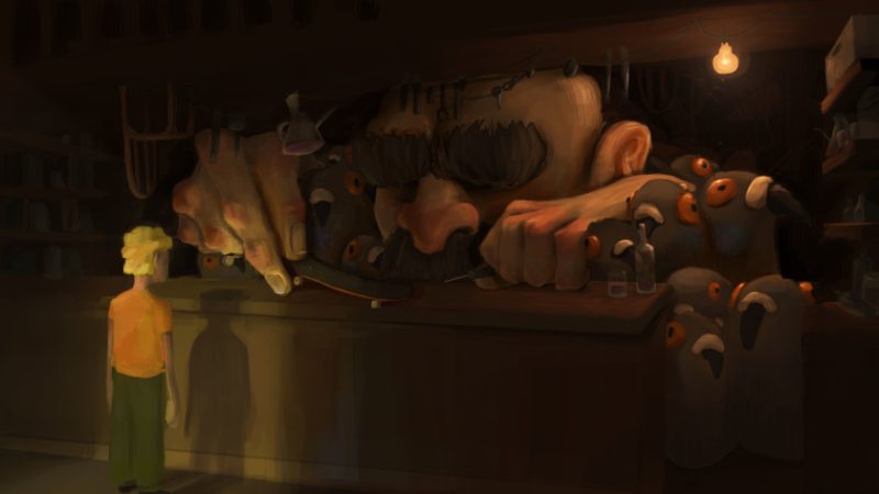 Puta Barcelona animation film still