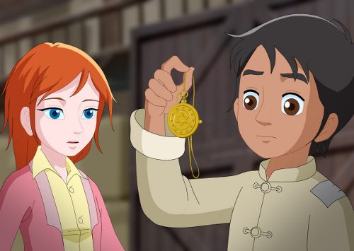 A Jewish Girl in Shanghai animation feature still