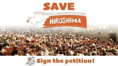 Save Hiroshima animation festival poster