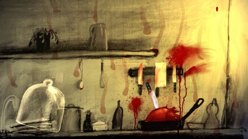 Rain animation film still
