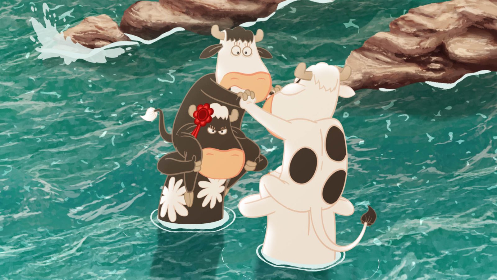 The Horn Quartet TV Special animation film still