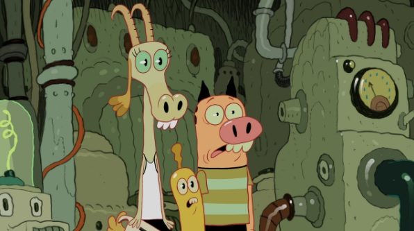 PigGoatBananaMantis by Nick Cross &amp; Dave Cooper animation film still