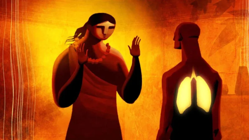 Kapaemahu by Hinaleimoana Wong-Kalu, Dean Hamer and Joe Wilson animation film still