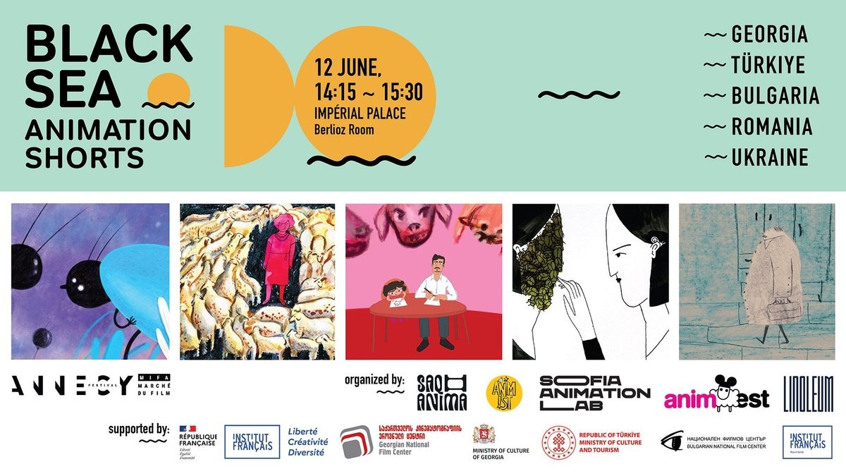 Black Sea Animation Shorts at Annecy Festival 2025 banner