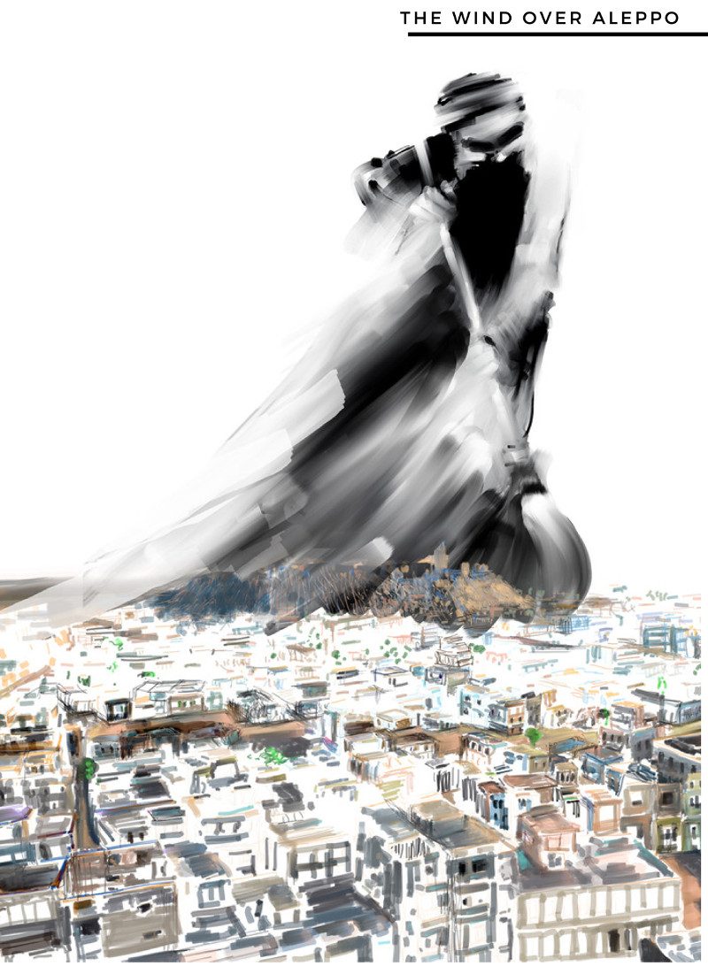 The Wind Over Aleppo animation project still
